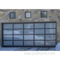 Modern residential electric aluminum steel garage doors